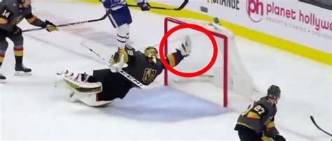 Marc-Andre Fleury Makes Unreal Glove Save Against The Maple Leafs | The ...