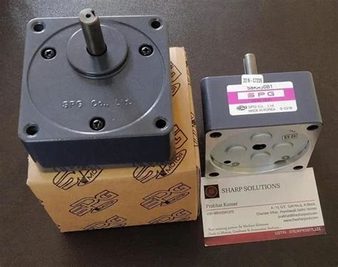 25 W SPG Geared Motors AC Single & 3 phase, For Conveyors at Rs 5000 in ...