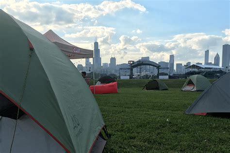 Camping in Chicago at Northerly Island - aSweatLife