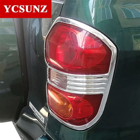 2001 2005 For Toyota Rav4 Accessories Abs Chrome Rear Lamp Cover Strips For Toyota Rav 4 Tail ...