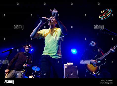 Rock Band the Presidents of the United States of America in concert Stock Photo - Alamy