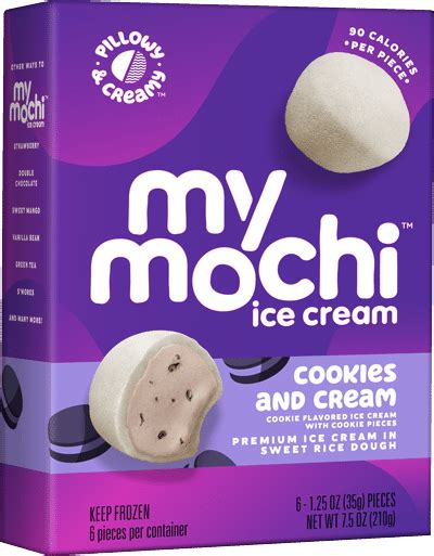 Cookies and Cream Mochi Ice Cream - My/Mochi