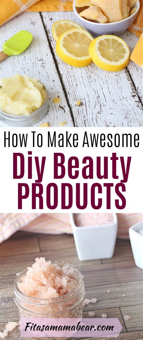 How To Make DIY Beauty Products - Fit as a Mama Bear