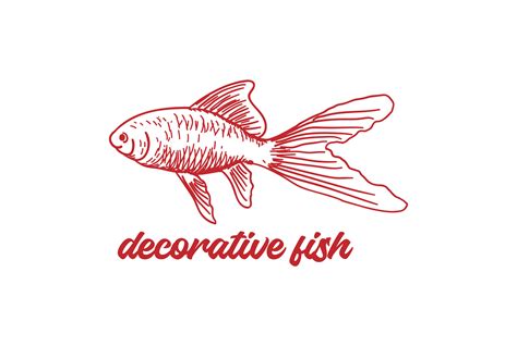 Hand Draw Comet Fish for Decorative Fish Graphic by AFstudio87 ...