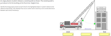 An angry physics student releases a wrecking ball as | Chegg.com