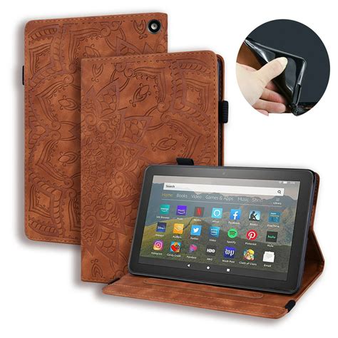 Dteck Folio Case For Amazon Kindle Fire HD 8 (10th Generation) / HD 8 Plus 2020 Tablet, Muilt ...