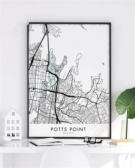 Sydney – Potts Point Map Print - Chelsea Chelsea