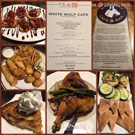 Online Menu of White Wolf Cafe Restaurant, Orlando, Florida, 32804 - Zmenu
