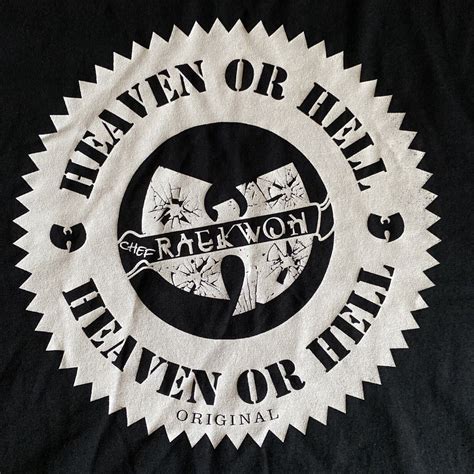 Chef Raekwon - Heaven Or Hell - Original T-Shirt - Wu… - Gem