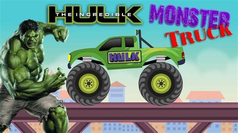 Hulk monster truck | Monster trucks for children | VIDEO FOR CHILDREN ...