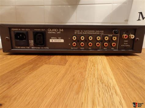 Vintage quad 34 preamp preamplifier preamplificateur very nice oem ...