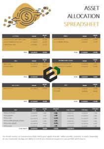 Download [free] Asset Allocation Spreadsheet Format