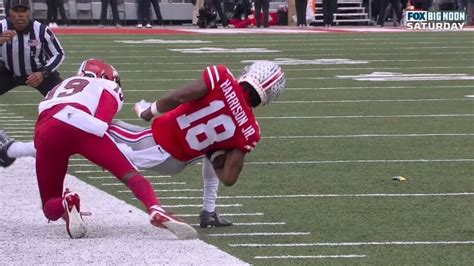 Ohio State WR Marvin Harrison Jr. UNREAL Catch vs Indiana | 2022 ...