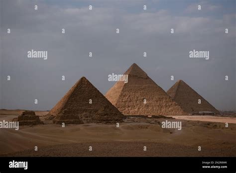 Giza Pyramid Complex, Cairo, Egypt Stock Photo - Alamy