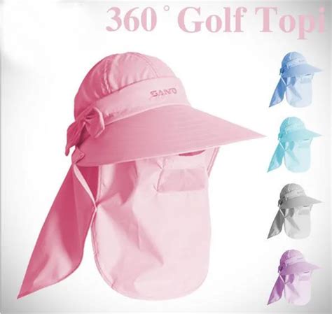 360 Angle UV Protection Sun Hat Women Breathable Golf Hat sun proof ...