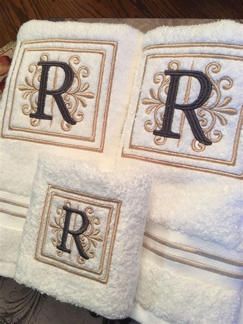 Monogrammed Towels