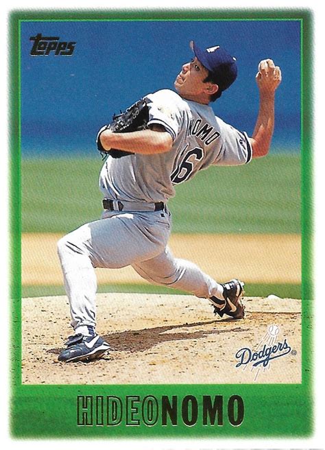 Hideo Nomo 1997 Topps #440 Los Angeles Dodgers Baseball Card