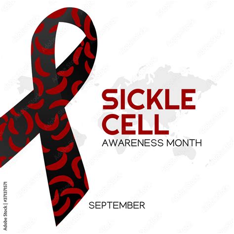 Vector graphic of Sickle cell Awareness Month good for Sickle cell ...