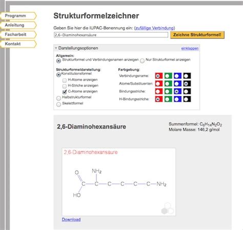 Structural formulas draw - so it goes