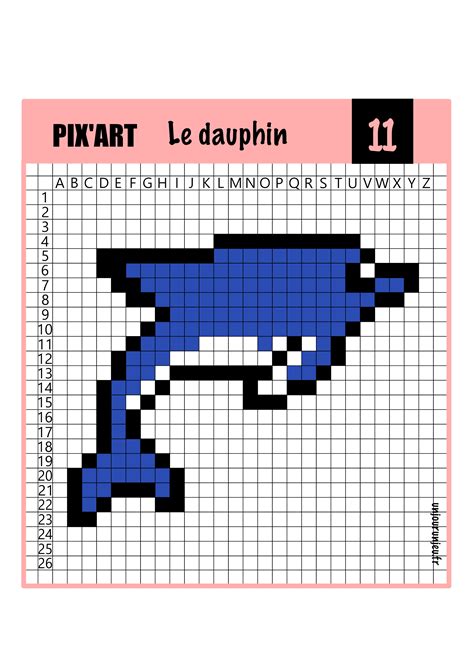 Pixel Art Animaux : 12 Modèles À Télécharger Gratuitement avec Modele ...