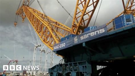 Big Carl: World's biggest crane starts work at Hinkley Point C