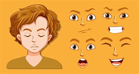 Boy Face Hair Facial Expression Clipart Boy Clipart People Clip Art ...