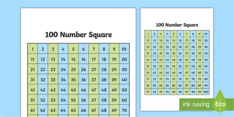 Giant 100 Square (teacher made)