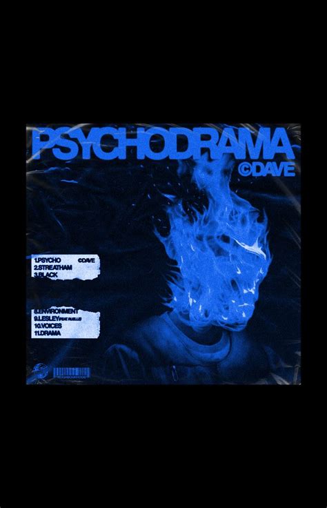 Psychodrama - Dave By Jack Boyce | Graphic poster, Graphic design posters, Album art design