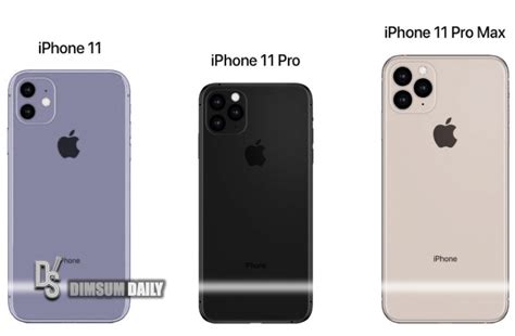 Apple iPhone 11 series leak - triple 12MP rear cameras, Apple Pencil support & WiFi 6 etc with ...