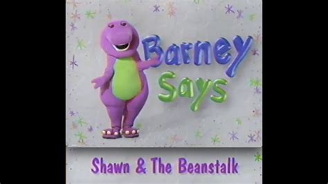 Barney Says Segment (Shawn & The Beanstalk) (Season 3, Episode 1) (PBS Version) - YouTube