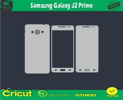 Samsung Galaxy J2 Prime Skin Vector Template - AK Digital File