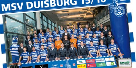 Das neue Mannschaftsfoto ab sofort als Poster erhältlich!: MSV Duisburg