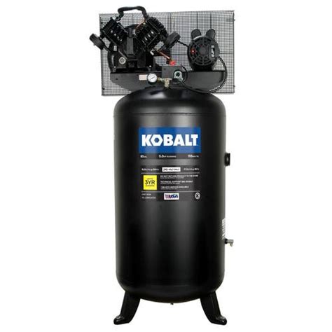 Kobalt 80-Gallon Single Stage Electric Vertical Air Compressor in the ...