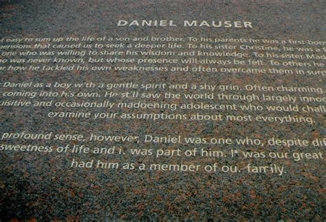 Columbine Memorial Daniel Mauser