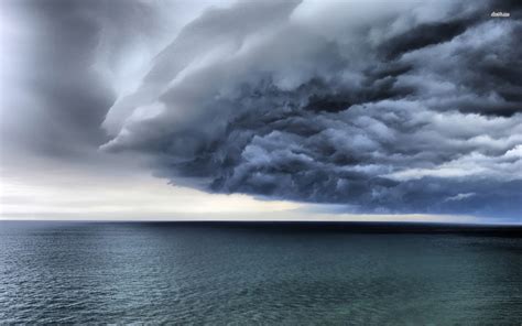 Ocean storm clouds wallpaper | 1920x1200 | #31205