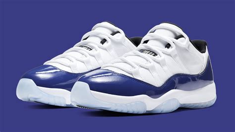 Air Jordan 11 Retro Low WMNS White/Black-Concord Release Date AH7860 ...