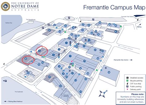 Notre Dame Fremantle Campus Map - Map Of New Hampshire