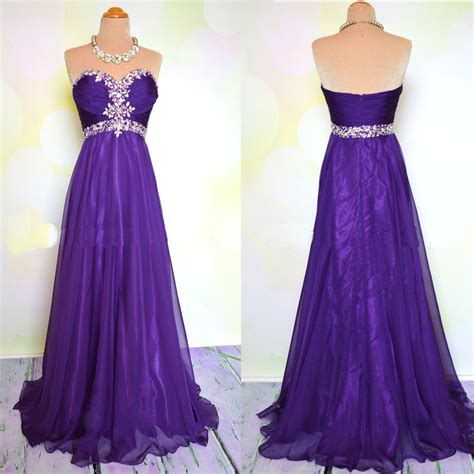 Purple Prom Dress, Evening Dress, Party Dress on Luulla