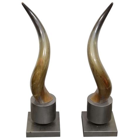 Amazing Pair of Horn Sculptures at 1stdibs | Sculptures, Modern, Horns