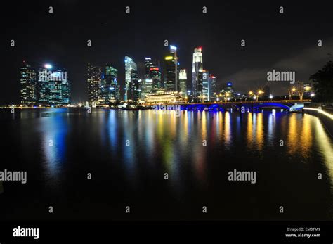 Marina Bay Sands at night - Singapore Stock Photo - Alamy