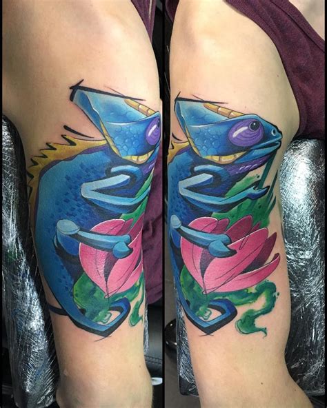 60+ Colorful Chameleon Tattoo Ideas – Designs That Will Make You Smile