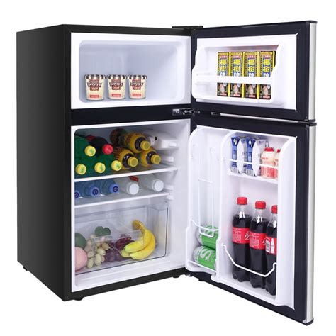 Dorm Mini Refrigerator with Freezer 2 Door for Home Dorm or Office ...