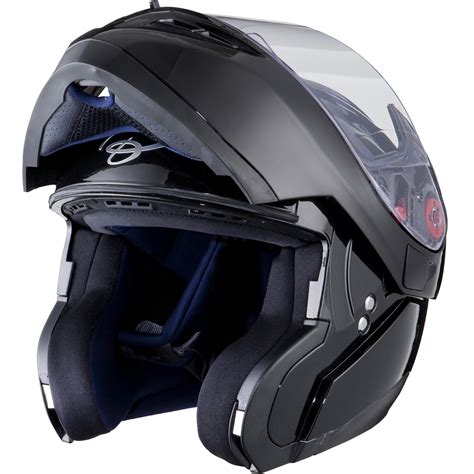 Black Optimus Flip Front Black Motorcycle Helmet Motorbike Scooter Biker Safety | eBay