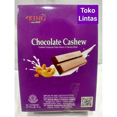 Jual Cokelat Compound Hitam Manis Isi Kacang Mede Chocolate Cashew Pack Di Seller Toko Lintas ...