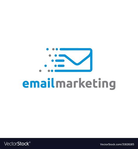 Email marketing logo Royalty Free Vector Image