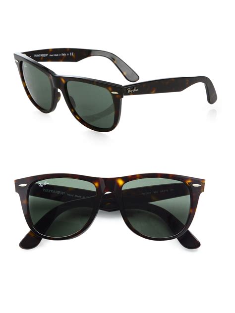 Ray-Ban Classic Wayfarer Sunglasses in Black | Lyst