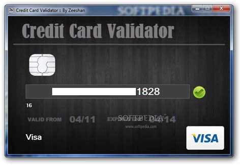 Credit Card Validator 1.0.0.0 - Download, Review, Screenshots