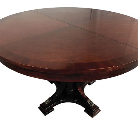 Baker Furniture Round Extendable Dining Table | 72% Off | Kaiyo