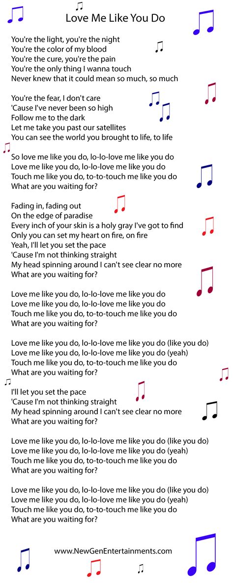 Love Me Like You Do | Lyrics | Ellie Goulding – New Gen Entertainments