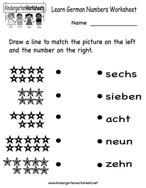 5 Best Images of Printable Deutsch - German Numbers Printable Worksheet, German Activity ...